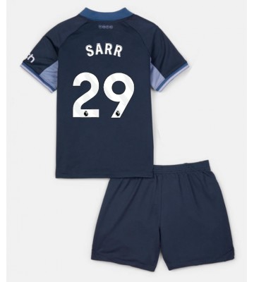 Tottenham Hotspur Pape Matar Sarr #29 Replica Away Stadium Kit for Kids 2023-24 Short Sleeve (+ pants)